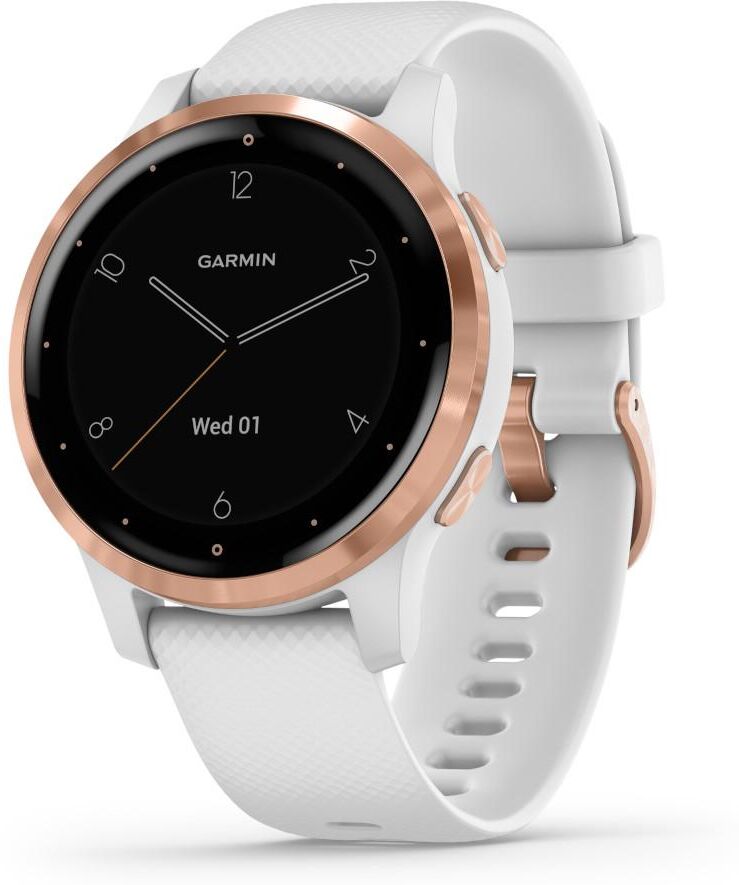 Garmin Vivoactive 4S White and Rose Gold GPS-älykello 010-02172-22  - unisex