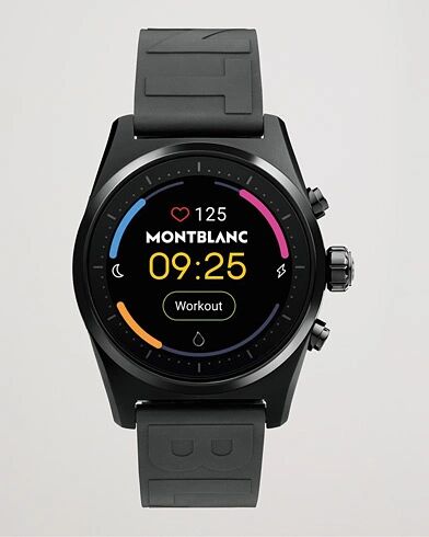 Montblanc Summit Lite Smartwatch Black Rubber Strap