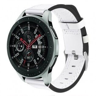 e-ville.com Samsung Galaxy Watch nahkaranneke 46mm - Musta