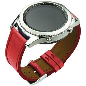 Noreve Bracelet en cuir pour montre connectée - 22mm – Griffe 1 Rouge troupelenc