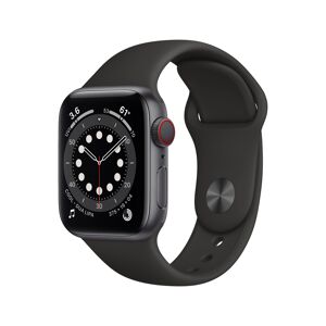 Apple Watch Series 6 GPS + Cellular - 44 mm - Boîtier en aluminium, noir - Reconditionné - Publicité