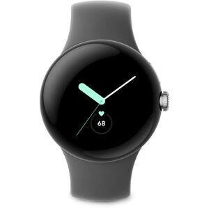 Pixel Watch AMOLED 41 mm Numérique Écran tactile 4G Argent Wifi GPS (satellite), noir - Neuf