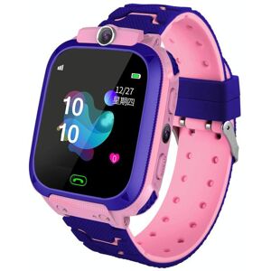 Montre Connectee Enfant Bouton SOS Telephone Positionnement LBS Camera Rose YONIS - Neuf