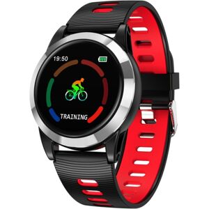 Montre Connectee Iphone Android Bracelet Cardio 1.3 Pouce Photo a Distance Rouge YONIS - Neuf