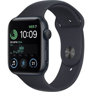 Apple Watch SE (2022) 44 mm - GPS - Boîtier Aluminium - Minuit - Neuf - Publicité