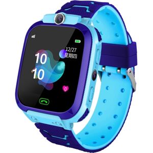 Montre Connectee Enfant Bouton SOS Telephone Positionnement LBS Camera Bleu YONIS - Neuf