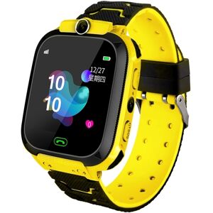 Montre Connectee Enfant Bouton SOS Telephone Positionnement LBS Camera Jaune YONIS - Neuf