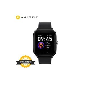 Xiaomi Amazfit Bip U - Noir - montre intelligente avec sangle - caoutchouc silicone - noir - affichage 1.43" - Bluetooth - 31 g - Publicité