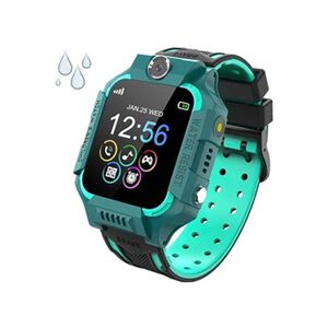 GENERIQUE Montre connectée pour Enfant, SOS Voice GPS Camera bande Etanche (Bleu) - Publicité