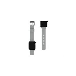 Urban Armor Gear [U] Apple Watch Band 41mm/40mm/38mm, Series 7/6/5/4/3/2/1/SE - Silicone Grey - Bracelet de montre pour montre intelligente - gris - pour Apple Watch - Publicité