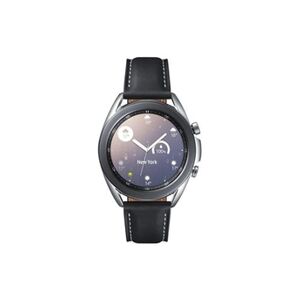 Samsung Galaxy Watch 3 - 41 mm - argent mystique - montre intelligente avec bande - cuir - affichage 1.2" - 8 Go - Wi-Fi, NFC, Bluetooth - 48.2 g - Publicité