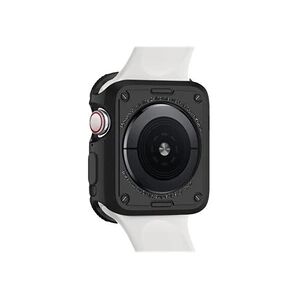 SPIGEN Tough Armor - Boîtier de protection pour montre intelligente - polycarbonate, polyuréthanne thermoplastique (TPU) - noir - pour Apple Watch (44 mm) - Publicité