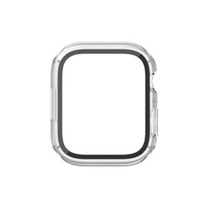 Belkin SCREENFORCE - Coque de protection pour montre intelligente - courbe tempérée, 2 en 1 - polycarbonate, verre trempé - clair - pour Apple Watch (45 mm) - Publicité