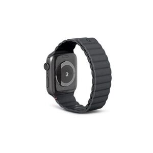 Decoded Silicone Magnetic Traction Strap Lite - Bracelet de montre pour montre intelligente - Charbon - pour Apple Watch (38 mm, 40 mm, 41 mm) - Publicité