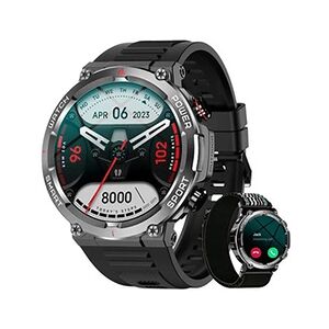 Blackview W50 Montre Connectée Bluetooth Femme Homme,Smartwatch Sport 100+ Modes Sportifs,Contrôle musique pour iOS Android - Noir - Publicité