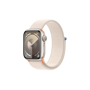 Apple Series 9 GPS 41 mm Boîtier en Aluminium Starlight avec Boucle de Sport Starlight - Publicité