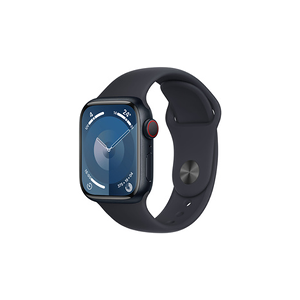 Apple Series 9 GPS + Cellular 41mm Boîtier en Aluminium Midnight avec Bracelet Sport Midnight - S/M - Publicité