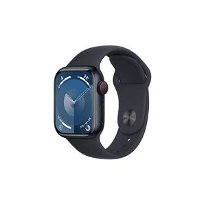 Apple Series 9 GPS + Cellular 41mm Boîtier en Aluminium Midnight avec Bracelet Sport Midnight - M/L - Publicité