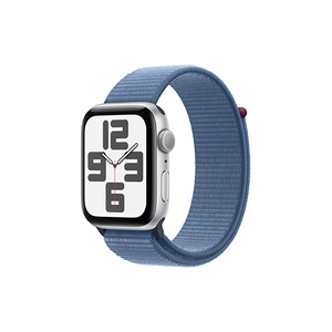 Apple SE GPS 44mm Boîtier en Aluminium Argent avec Boucle Sport Bleu Hiver - Publicité