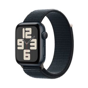 Apple Watch SE OLED 44 mm Numérique 368 x 448 pixels Écran tactile Noir Wifi GPS (satellite), boucle sport, M/L - Neuf - Publicité