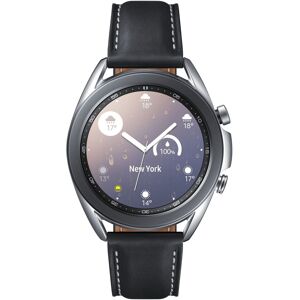 Samsung Galaxy Watch 3 - 41 Mm - Argent Mystique - Montre Intelligente Avec Bracelet - Cuir - Affichage 1.2" - 8 Go - Wi-Fi, Nfc, Bluetooth - 48.2 G - Publicité