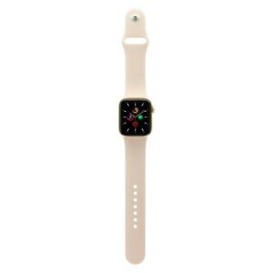 Apple Watch SE GPS + Cellular 40mm aluminium or bracelet sport rose - bon état or - Publicité