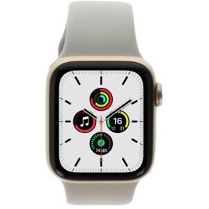 Apple Watch SE GPS 40mm aluminium or bracelet sport lumière stellaire - très bon état or - Publicité