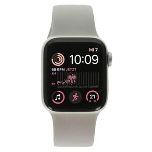 Apple Watch SE 2 GPS 40mm aluminium lumière stellaire bracelet sport lumière stellaire - comme neuf or - Publicité