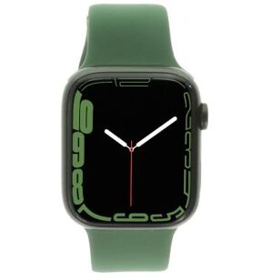 Apple Watch Series 7 GPS + Cellular 45mm aluminium vert boucle sport bleu abyssal/vert mousse - comme neuf bleu - Publicité