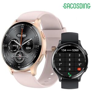 SACOSDING écran saphir 1,45 pouces montre intelligente femmes Bluetooth appel Sport piste montre hommes cadran personnalisé fréquence cardiaque Smartwatch pour Android 2024 - Publicité