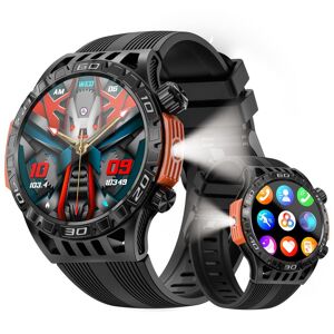 ZEUS 6 PRO montres intelligentes appels Bluetooth lampe de poche montres intelligentes étanches 1.46   écran boussole Sport Fitness Tracker