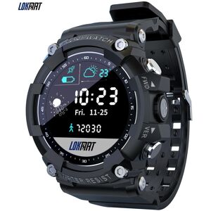 Montre connectée LOKMAT Attack 2 avec écran de 1.28 pouces, protection contre l eau IP68, moniteur de fréquence cardiaque et podomètre