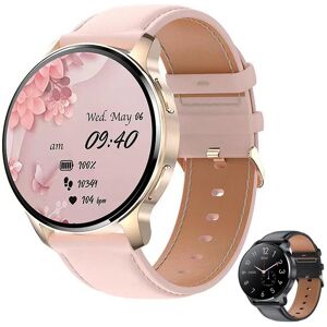 SACOSDING Montre Intelligente Femmes Bluetooth Appel Faire Recevoir/Répondre Smartwatch Fitness Tracker Fréquence Cardiaque Oxygène Sang Montres Intelligentes pour Android IOS - Publicité