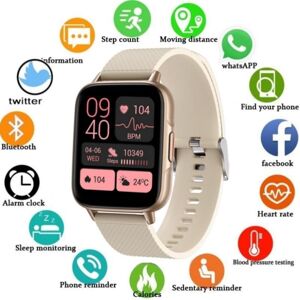 Montre-bracelet Sport avec calories, pas et Rythme cardiaque FBT-105, Mesure des performances