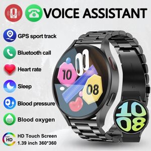 SACOSDING montre 6 montre intelligente hommes 1.4 pouces plein écran tactile appel vocal femmes Sport horloge GPS Tracker Smartwatch pour Android iOS - Publicité