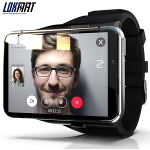 Montre connectée Lokmat APPLLP Max avec écran de 2.88 pouces, fente pour carte SIM et moniteur de fréquence cardiaque