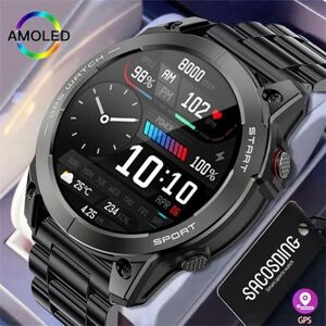 SACOSDING Apollo-06r Pro GPS montre intelligente HD 466*466 écran AMOLED intégré GPS Hi-Fi Bluetooth appel téléphonique sport natation étanche Smartwatch 400 mAh - Publicité