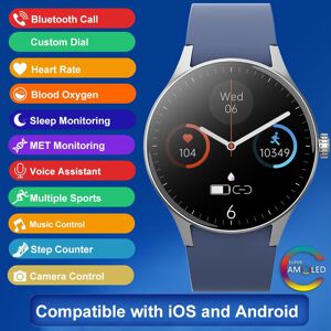 SACOSDING femmes Bluetooth appel montre intelligente surveillance de la fréquence cardiaque montres intelligentes IP68 étanche hommes Smartwatch - Publicité