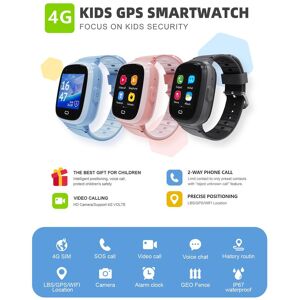 LT30 4G enfants téléphone intelligent appel montre vidéo Chat LBS GPS WiFi SOS moniteur caméra IP67 étanche - Publicité