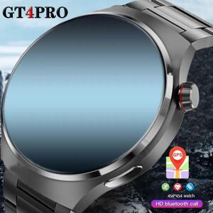 SACOSDING GT4 Pro montre intelligente 1.6 pouces grand écran hommes femmes BT appel Smartwatch AI voix NFC moniteur de fréquence cardiaque montre-bracelet de sport - Publicité