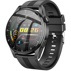 Y9 1,32 pouces 360 * 360px HD Écran tactile intégral Appel bluetooth Moniteur de fréquence cardiaque Montre intelli