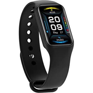 Blackview R1 Montre Connectée Smartwatch Sport 24 Modes d'Entraînement Notifications Intelligentes Moniteur Fréquence Cardiaque & Sommeil Calendrier Menstruel Étanche IP68 Bracelet Noir - Publicité