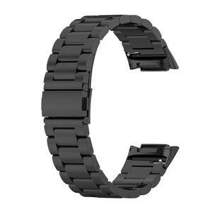 KAREN66 Métal Bracelet Compatible avec Fitbit Charge 6 Bracelet, Bande de Montre de Rechange en Acier Inoxydable pour Fitbit Charge 5 /Charge 6 Smartwatch, Homme Femme (Noir) - Publicité