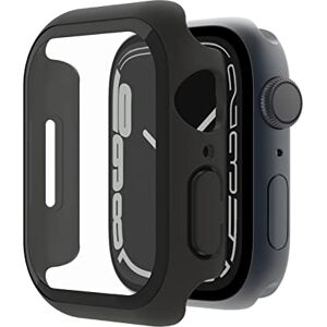 Belkin Protection D'Écran Hybride Screenforce pour Apple Watch (40 Mm, 41 Mm, Series 8, Se, 7, 6, 5, 4, Coque Antichoc avec Verre Trempé, Protection Antirayure, Installation Facile) -Noir - Publicité