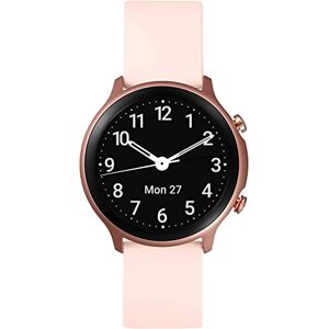 Doro Watch Montre Connectée Seniors Smartwatch Résistant à l'eau Montre Connectée Femme Homme Montre Sport Écran Tactile Tracker d'Activité Podomètre Cardiofréquencemètre Rose - Publicité