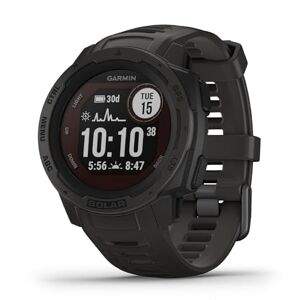 Garmin Instinct Solar Montre GPS de plein air robuste avec chargement à l'énergie solaire Graphite - Publicité