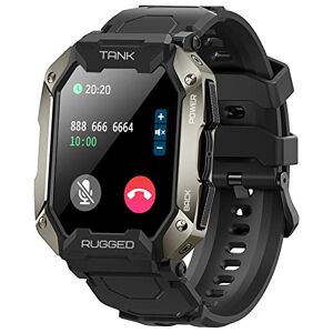 Montre Connectée Homme avec Appels Bluetooth, 1,43 HD AMOLED Écran  Militaire Smartwatch avec Notification Intelligente/Fréquence  Cardiaque/Sommeil
