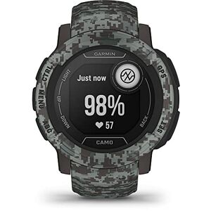 Garmin Instinct 2, Camo Edition Camo Graphite Montre GPS robuste et connectée Boîtier 45 mm - Publicité