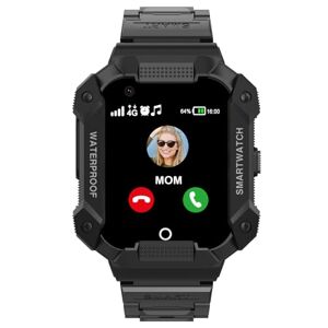 PTHTECHUS Montre Connectée Enfant 4G GPS Smartwatch Téléphone pour Filles et garçons avec Appel SOS WiFi Caméras Musique, Montre Intelligente Enfants de 5 à 12 Ans(Nero) - Publicité