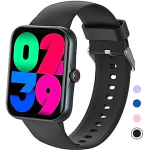 PTHTECHUS Fitness Tracker Montre Intelligente Sport pour Enfants avec Assistant Vocal d'appels Bluetooth, 100 Modes de Sport, Moniteur de Sommeil, Podomètre pour iOS Android - Publicité